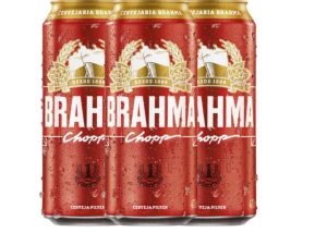 imagem do produto 3x Latão Brahma 473 ml - Gelado