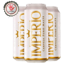 imagem do produto 3x Latão Império Puro Malte 473 ml - Gelada