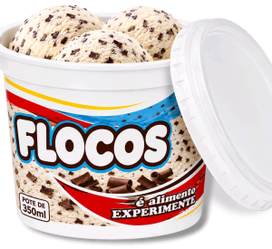 imagem do produto Sorvete de Flocos - Pote 350ml Cremoso e Refrescante