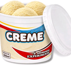 imagem do produto Sorvete de Creme - Pote 350ml Cremoso e Refrescante