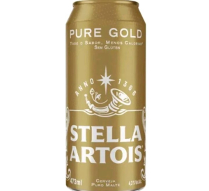 imagem do produto Cerveja Puro Malte Pure Gold Sem Glúten Stella Artois 473ml