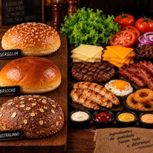 imagem do produto Monte seu hamburguer 🍔