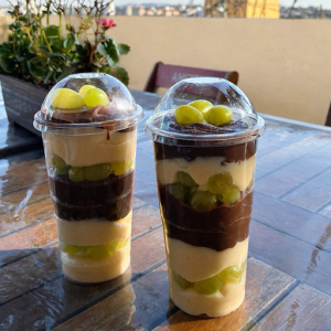 imagem do produto Copo Da felicidade Ninho,Nutella e Uvas verdes