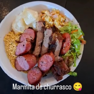 imagem do produto Marmita Misto de carne com toscana