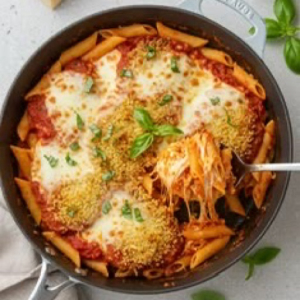 imagem do produto Penne Fatto a Mano À Fonduta de Provolone e Parmegiana de Frango