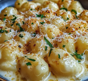 imagem do produto Gnocchi de Batata Fatto A Mano ao Molho Quattro Formaggi Com Páprica Defumada