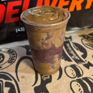 imagem do produto Açaí com creme artesanal de chocolate ao leite 300ml