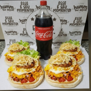 imagem do produto 4 X-Tudo + 1 Coca Cola 2L
