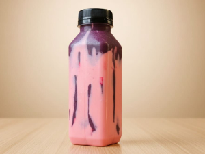 imagem do produto Açaí na Garrafa 300ml - Creme de Morango