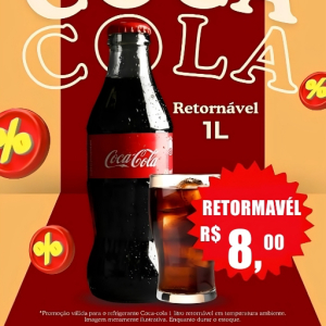 imagem do produto Coca 1 litro retornável
