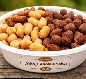 imagem do produto 100 mini salgados fritos