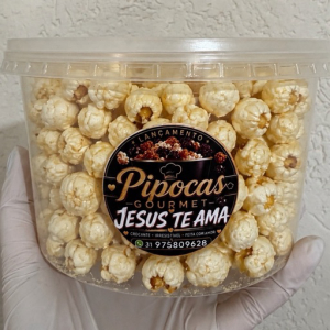 imagem do produto Pipocas Caramelizadas Pote 1,5 Litros (SEM RECHEIO)