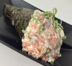 imagem do produto Temaki Salmão com Crenches e Cebolinha