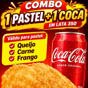imagem do produto Pastel + Coca Cola