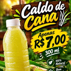 imagem do produto Caldo de cana garrafa 300ml