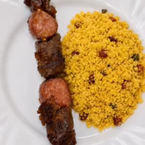 imagem do produto Espetinho de misto,carne com linguiça e frango