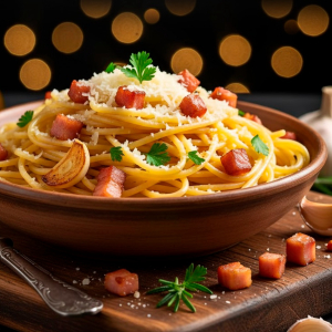 imagem do produto Macarrão Alho, Óleo e Bacon