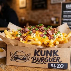 imagem do produto Batata frita com creme cheddar e bacon