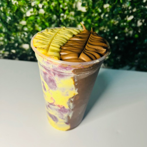 imagem do produto Copo açaí mousse de maracujá com creme de avelã