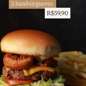 imagem do produto 2 HAMBURGUERES R$59,90