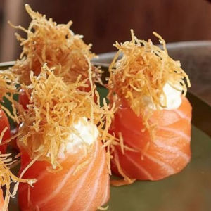 imagem do produto GUNKAN CRISPY BATATA DOCE C/ GELEIA DE MARACUJÁ (4un)
