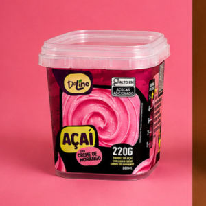 imagem do produto Pote Açaí Daline Morango 220g