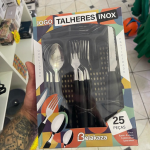 imagem do produto Jogo de talheres inox