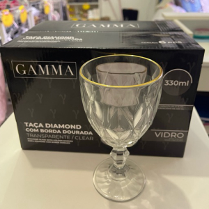 imagem do produto Jogo de Taças Borda Dourada C/6 330 ml