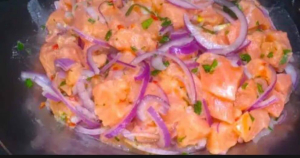 imagem do produto Ceviche De Salmão + 10 Hot Fila Cortesia