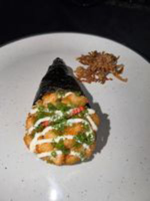 imagem do produto Temaki de camarão empanado CRU OU HOT