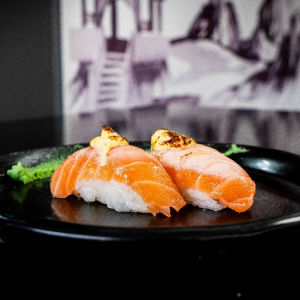 imagem do produto Nigiri Salmão Flambado