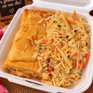 imagem do produto Empadão com arroz com galinha