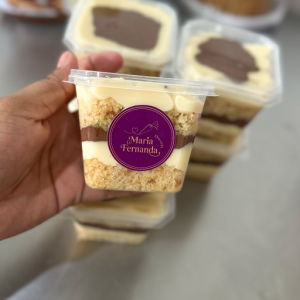 imagem do produto Bolo no pote de ninho com Nutella