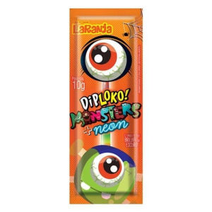 imagem do produto Pirulito Diploko Monsters Embalagem 10g