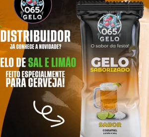 imagem do produto 065 Gelo saborizado - Cozumel ( sal e limão)