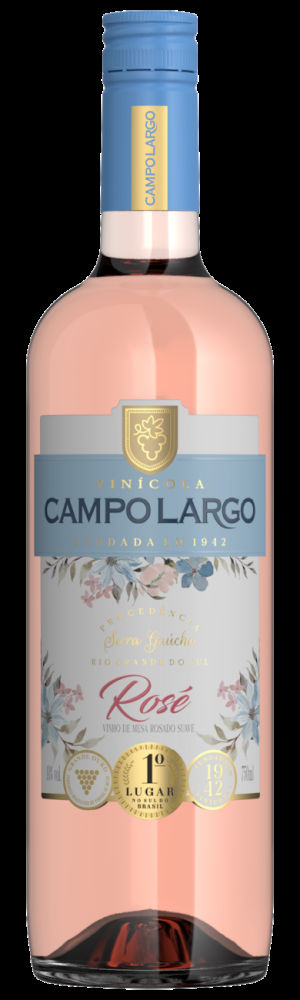 imagem do produto Vinho Campo Largo Rosé Suave 750ml