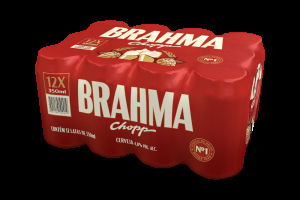 imagem do produto Cerveja Brahma Chopp 350ml Pack com 12 Unidade
