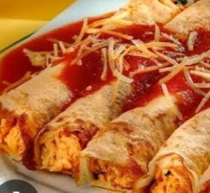 imagem do produto Panquecas Frango,mussarela, bacon e Catupiry
