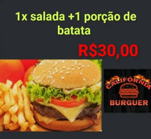 imagem do produto Essa porção contém 1 X salada + uma porção simples de batata sequinha e crocante