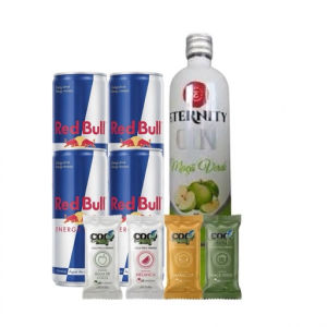 imagem do produto Gin Eternity + 4 RedBull + 4 gelo de coco