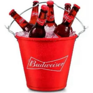 imagem do produto Balde com 6 Budweiser Long Neck 330ml