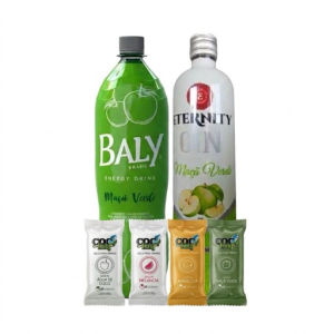 imagem do produto Combo Gin Eternity + Bally 2l + 4 gelo de coco