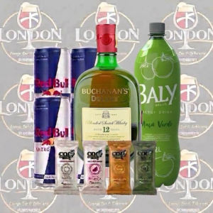 imagem do produto Combo Buchanans + Bally 2l + 4 gelo de coco