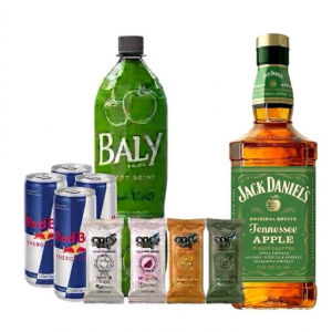 imagem do produto Combo Whisky Jack de maçã + Bally 2l + 4 gelo de coco
