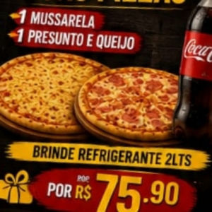 imagem do produto DUAS PIZZA + REFRI 2LTS