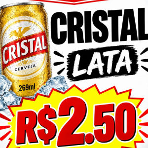 imagem do produto CERVEJA CRISTAL LT 269ML