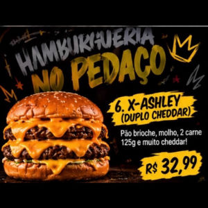 imagem do produto X-ASHLEY (DUPLO CHEDDAR)