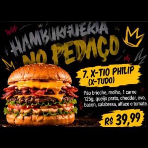 imagem do produto X-TIO PHILIP (X-TUDO)