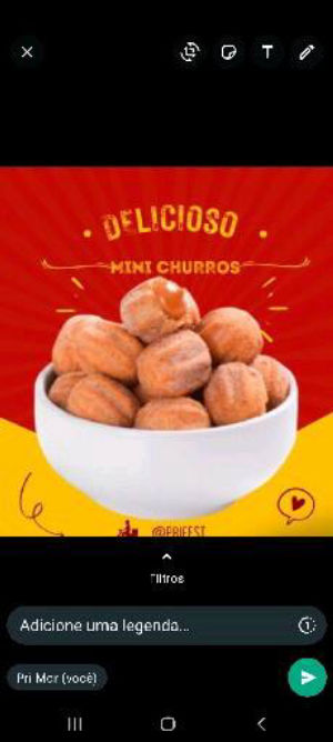 imagem do produto Mini churros 50 unidades