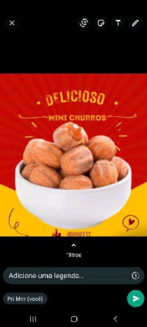imagem do produto Mini churros 100 unidades